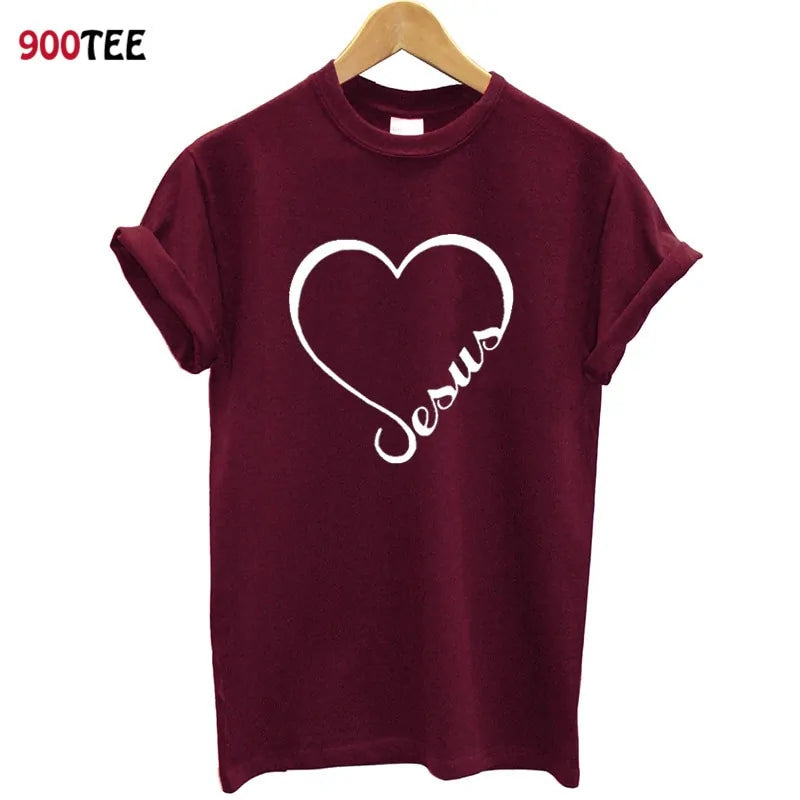 Liebe Herz Jesus Glaube T-Shirt