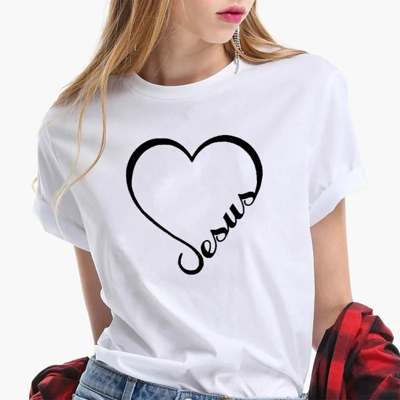 Liebe Herz Jesus Glaube T-Shirt