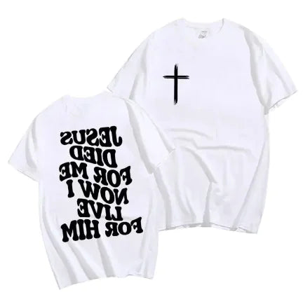 Herren Christliches T-Shirt Jesus Bibelvers