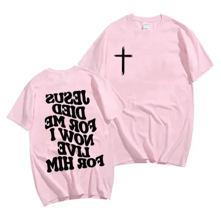 Herren Christliches T-Shirt Jesus Bibelvers