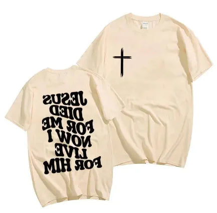 Herren Christliches T-Shirt Jesus Bibelvers