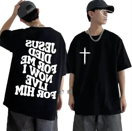 Herren Christliches T-Shirt Jesus Bibelvers