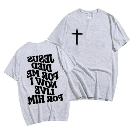 Herren Christliches T-Shirt Jesus Bibelvers